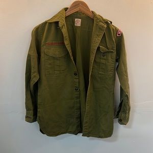 Boy Scout button up shirt